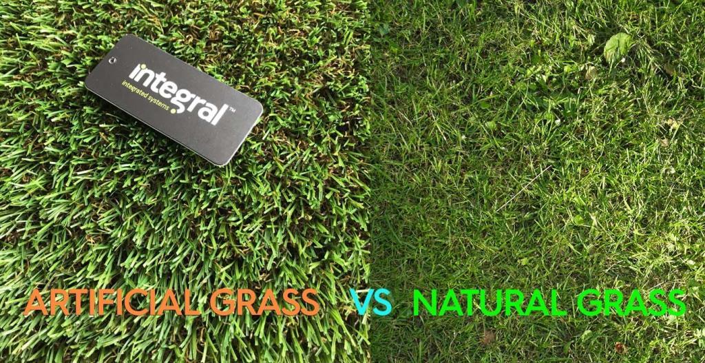 Artificial Grass vs Natural Grass Integral Grass