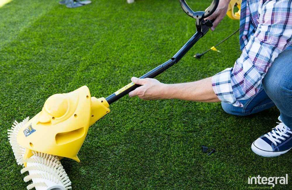 Artificial Grass Maintenance and Cleaning Integral Grass