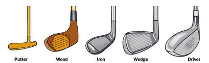 golf club types