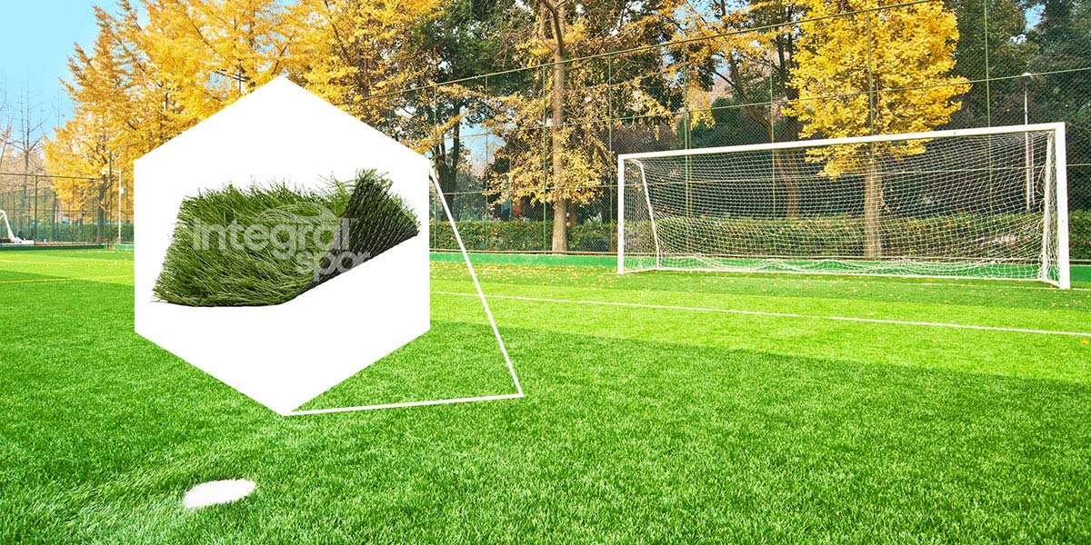 Hybrid Woven Artificial Grass Lawn for Football Soccer Field