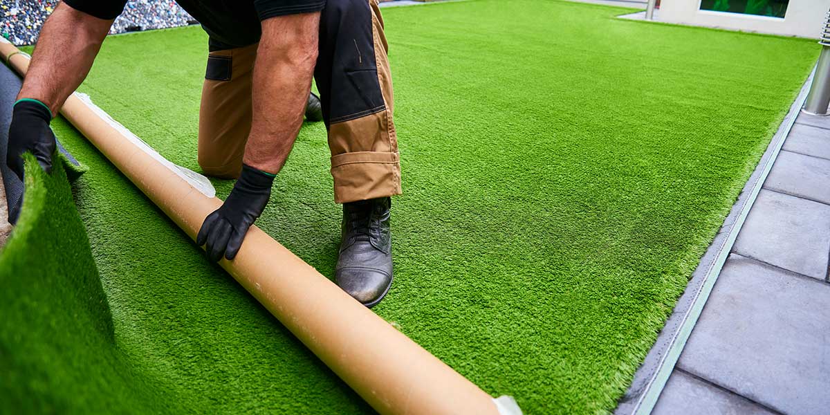 artificial grass installation