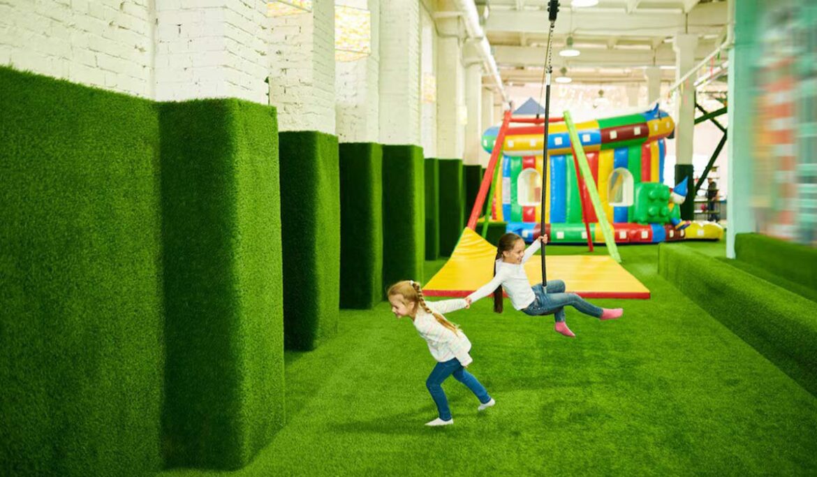 artificial grass for playground
