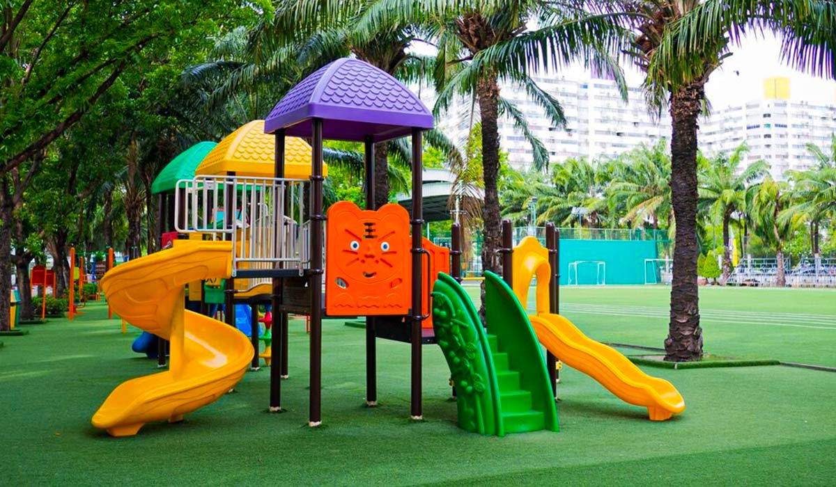 artificial playground grass